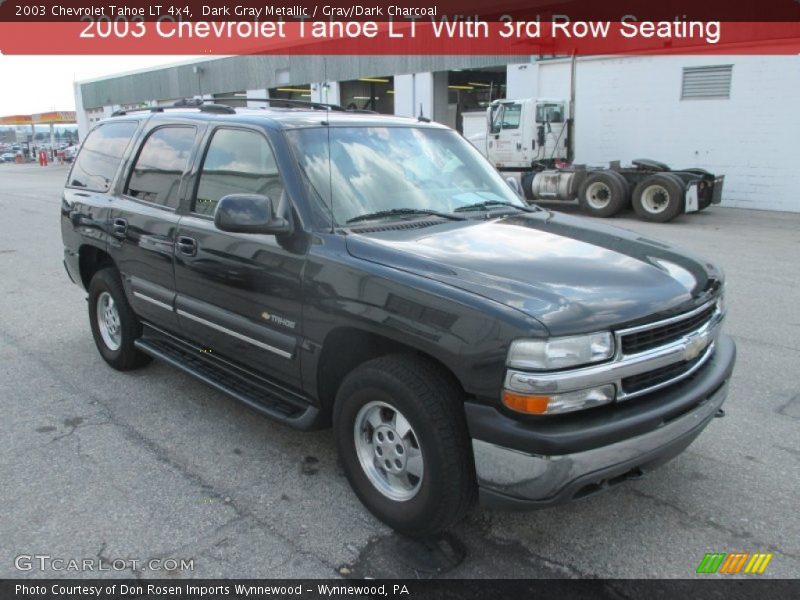 Dark Gray Metallic / Gray/Dark Charcoal 2003 Chevrolet Tahoe LT 4x4