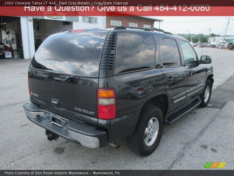 Dark Gray Metallic / Gray/Dark Charcoal 2003 Chevrolet Tahoe LT 4x4