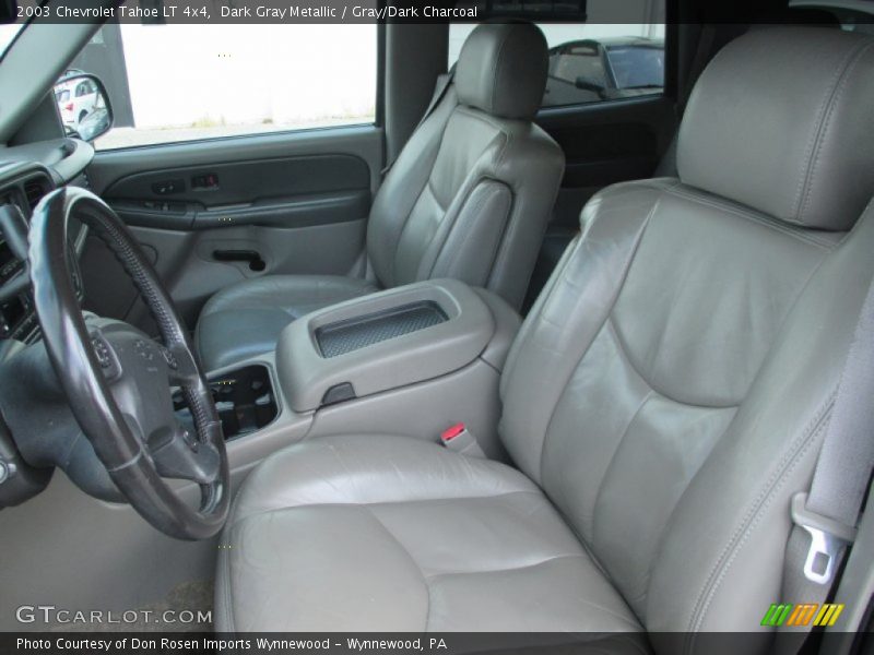 Dark Gray Metallic / Gray/Dark Charcoal 2003 Chevrolet Tahoe LT 4x4