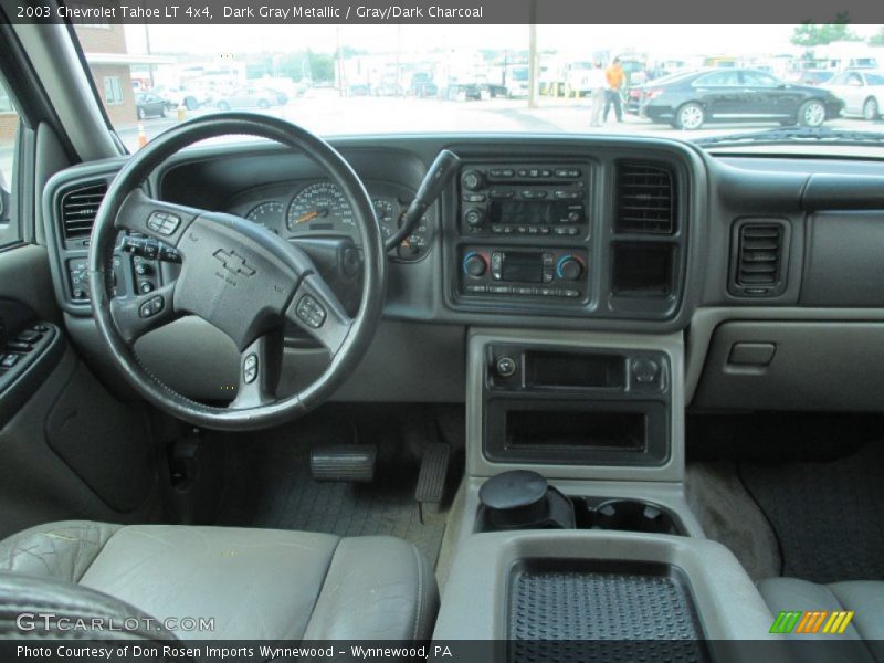 Dark Gray Metallic / Gray/Dark Charcoal 2003 Chevrolet Tahoe LT 4x4