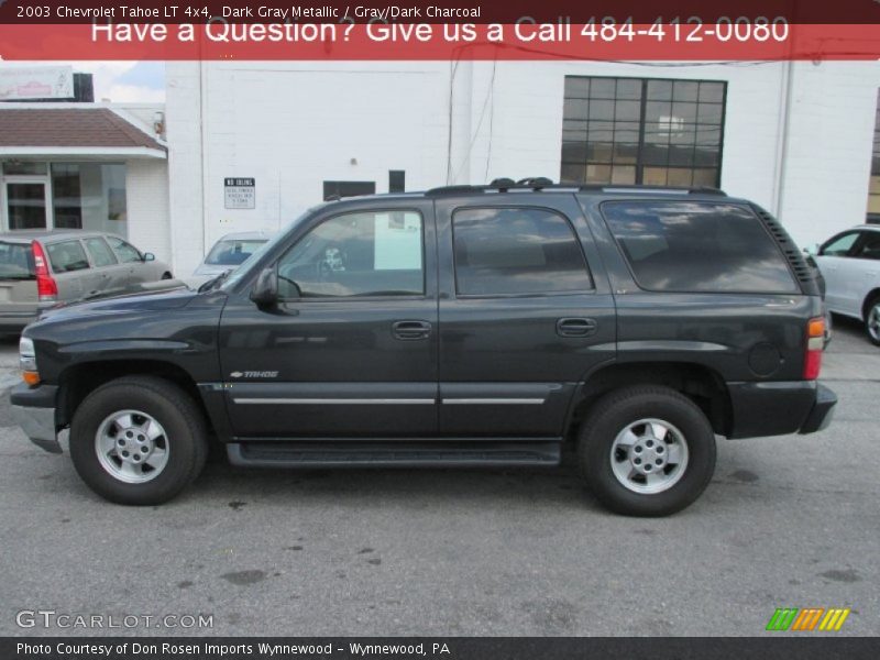 Dark Gray Metallic / Gray/Dark Charcoal 2003 Chevrolet Tahoe LT 4x4