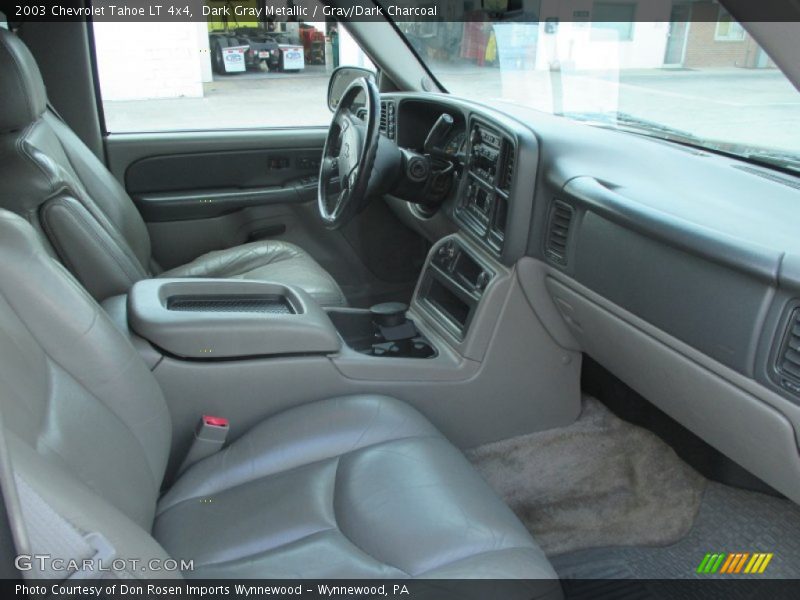 Dark Gray Metallic / Gray/Dark Charcoal 2003 Chevrolet Tahoe LT 4x4