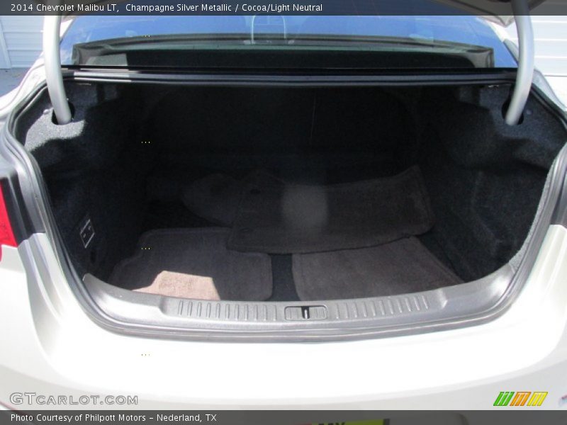 Champagne Silver Metallic / Cocoa/Light Neutral 2014 Chevrolet Malibu LT