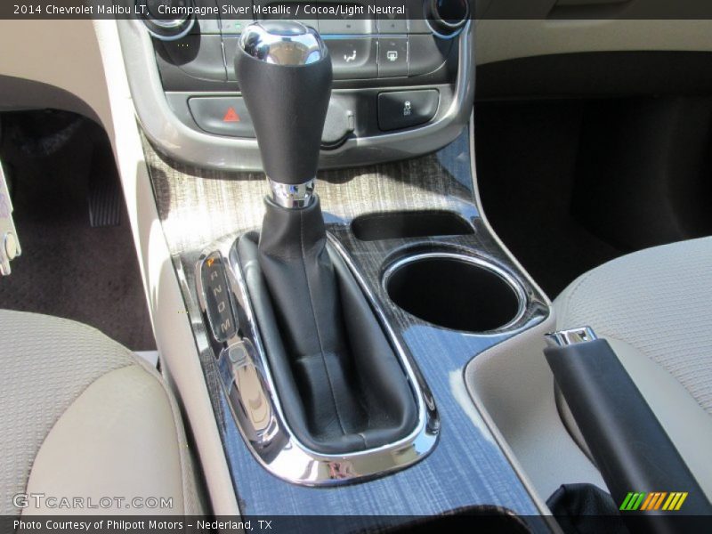 Champagne Silver Metallic / Cocoa/Light Neutral 2014 Chevrolet Malibu LT