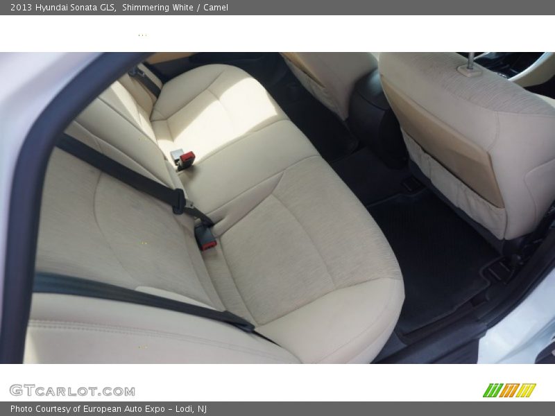 Shimmering White / Camel 2013 Hyundai Sonata GLS