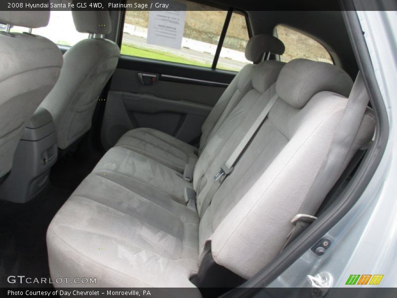 Platinum Sage / Gray 2008 Hyundai Santa Fe GLS 4WD
