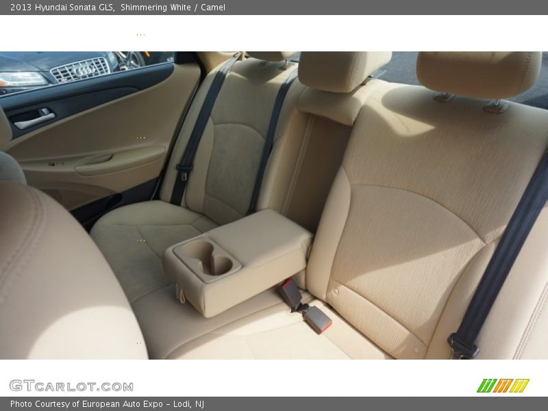 Shimmering White / Camel 2013 Hyundai Sonata GLS