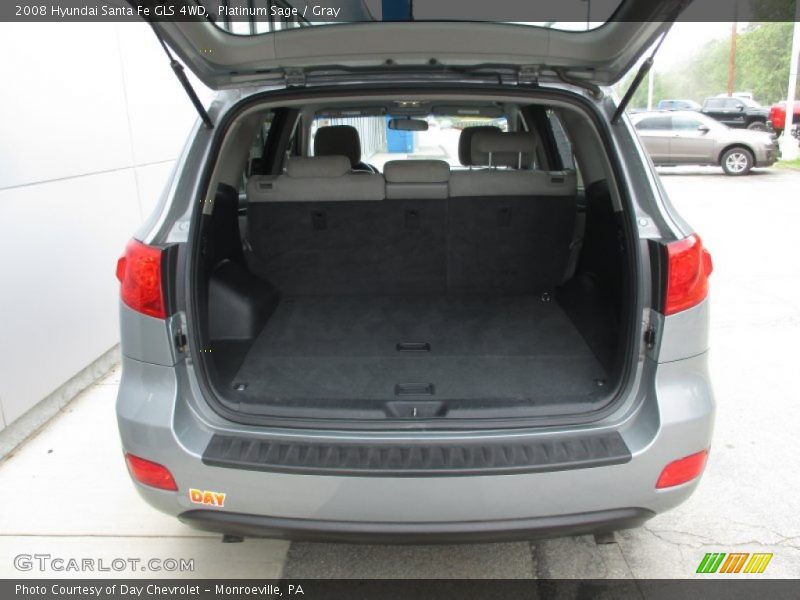 Platinum Sage / Gray 2008 Hyundai Santa Fe GLS 4WD