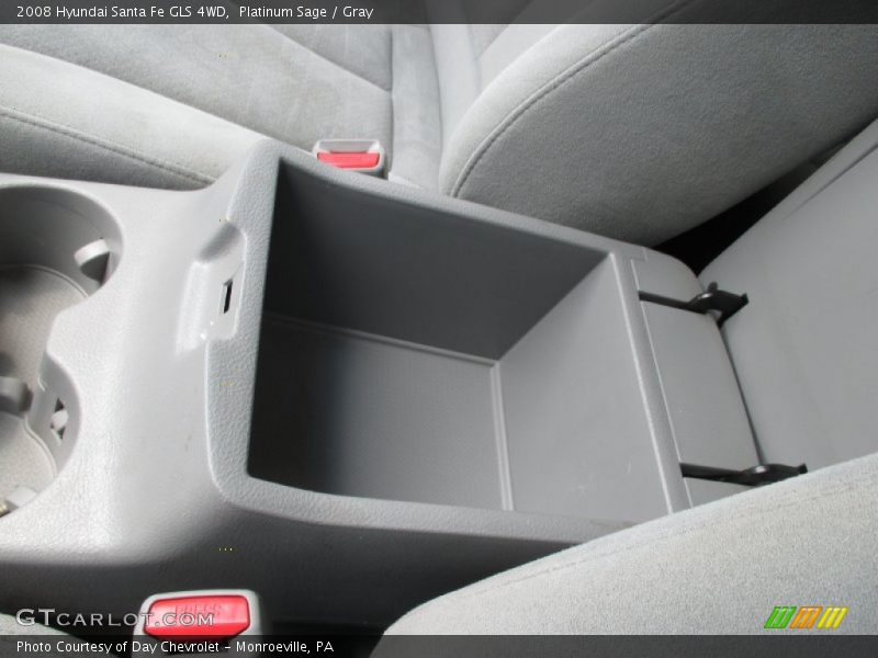 Platinum Sage / Gray 2008 Hyundai Santa Fe GLS 4WD