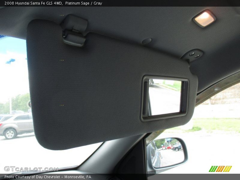 Platinum Sage / Gray 2008 Hyundai Santa Fe GLS 4WD