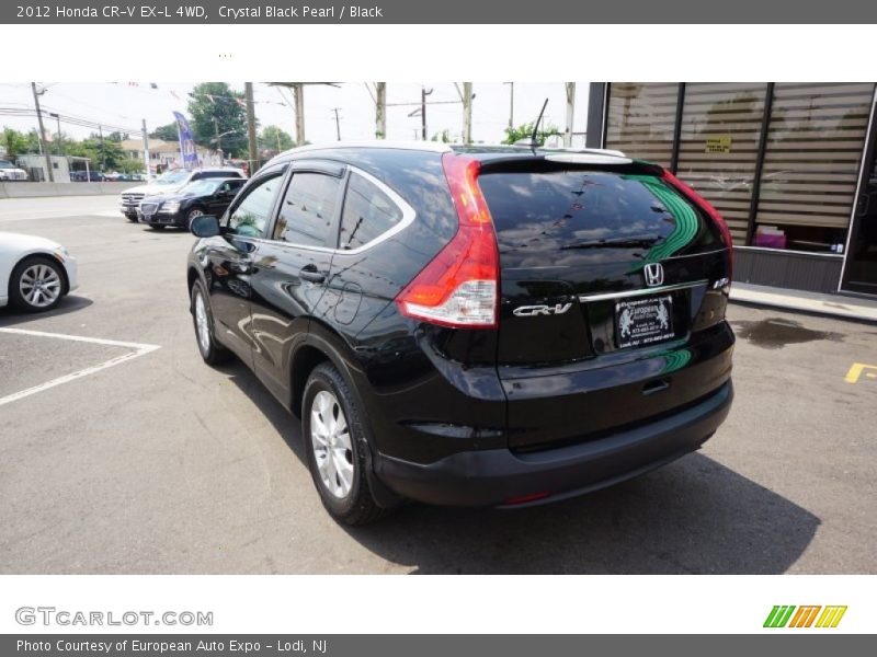 Crystal Black Pearl / Black 2012 Honda CR-V EX-L 4WD