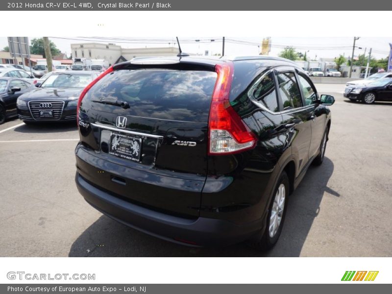 Crystal Black Pearl / Black 2012 Honda CR-V EX-L 4WD