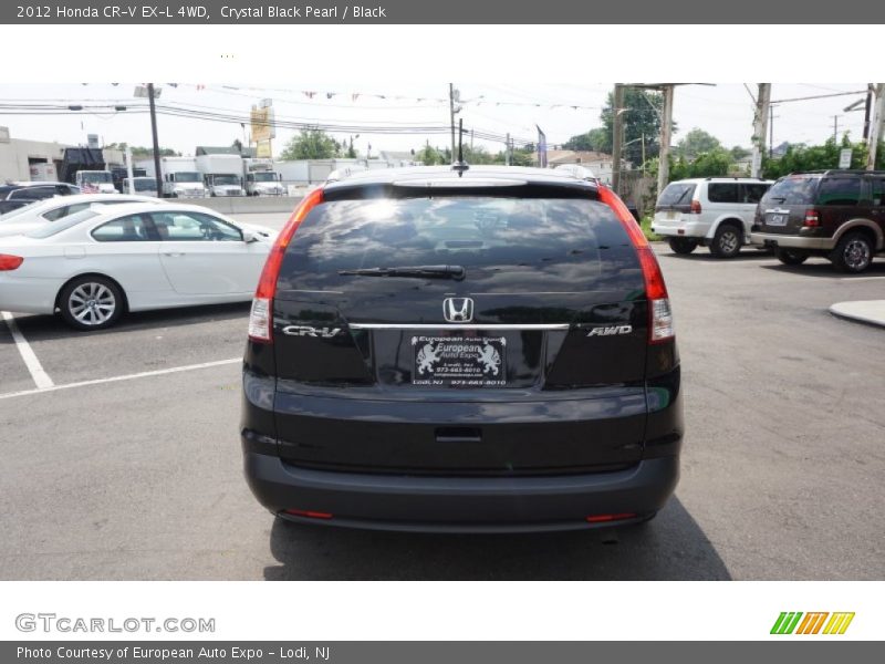 Crystal Black Pearl / Black 2012 Honda CR-V EX-L 4WD