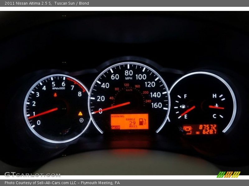 Tuscan Sun / Blond 2011 Nissan Altima 2.5 S