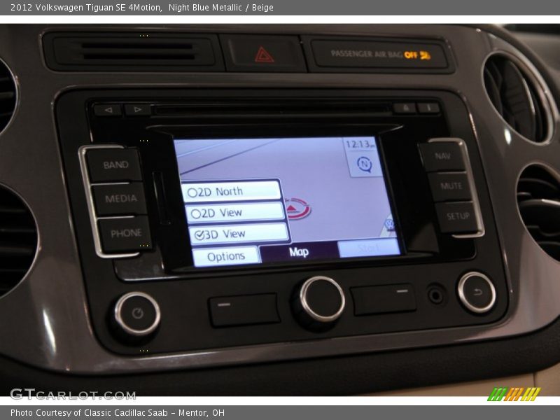 Controls of 2012 Tiguan SE 4Motion