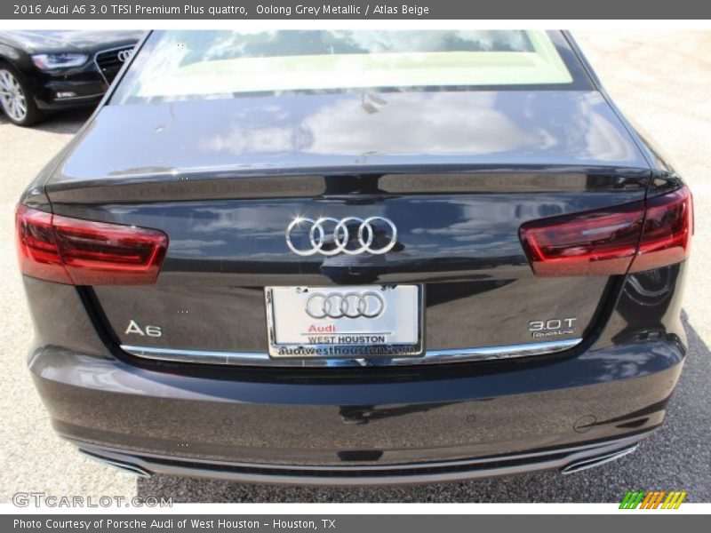 Oolong Grey Metallic / Atlas Beige 2016 Audi A6 3.0 TFSI Premium Plus quattro