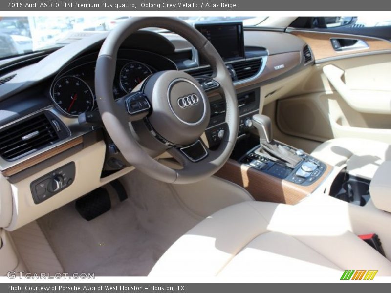 Oolong Grey Metallic / Atlas Beige 2016 Audi A6 3.0 TFSI Premium Plus quattro