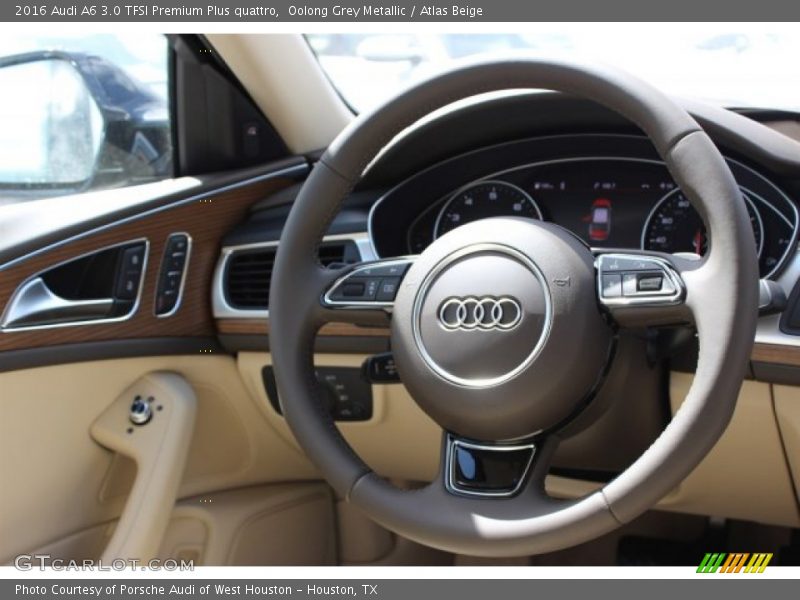 Oolong Grey Metallic / Atlas Beige 2016 Audi A6 3.0 TFSI Premium Plus quattro