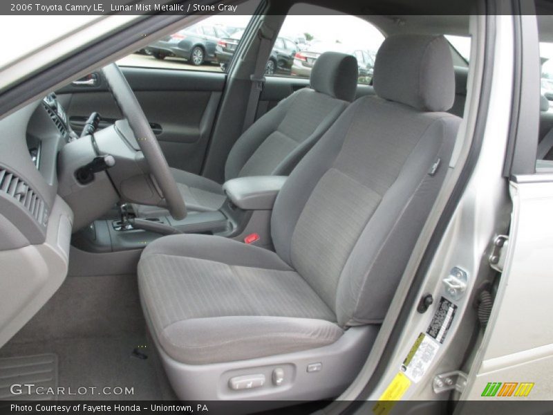Front Seat of 2006 Camry LE