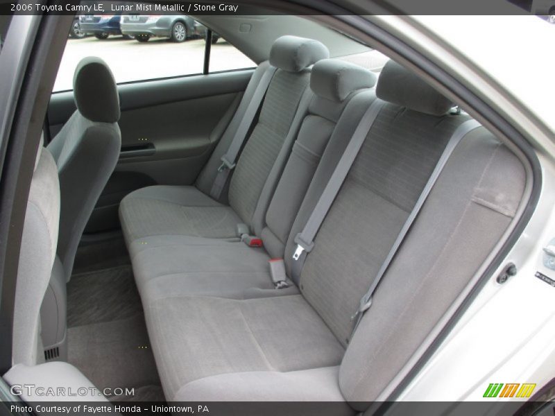 Rear Seat of 2006 Camry LE