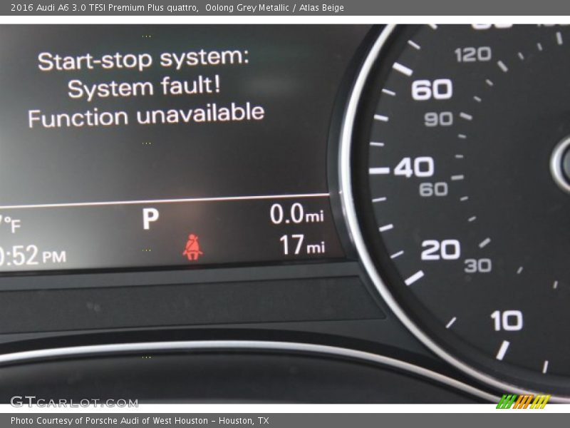 Oolong Grey Metallic / Atlas Beige 2016 Audi A6 3.0 TFSI Premium Plus quattro