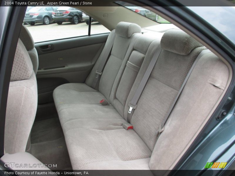 Aspen Green Pearl / Stone 2004 Toyota Camry LE