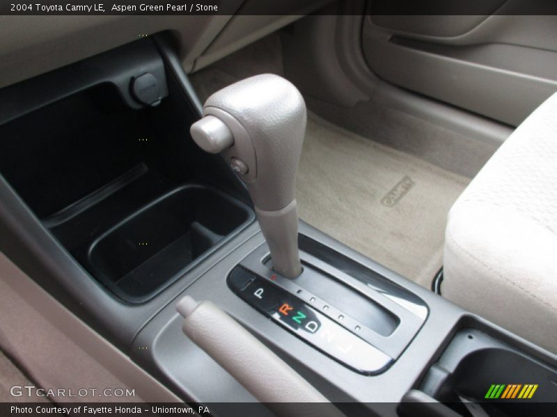 Aspen Green Pearl / Stone 2004 Toyota Camry LE