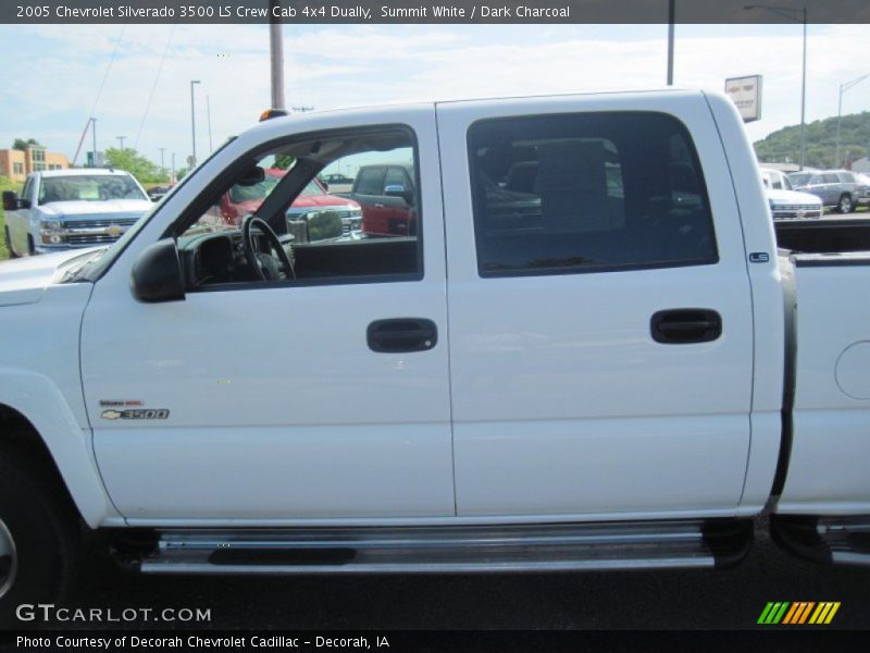 Summit White / Dark Charcoal 2005 Chevrolet Silverado 3500 LS Crew Cab 4x4 Dually