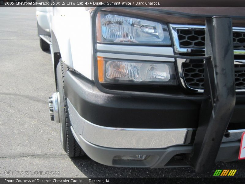 Summit White / Dark Charcoal 2005 Chevrolet Silverado 3500 LS Crew Cab 4x4 Dually