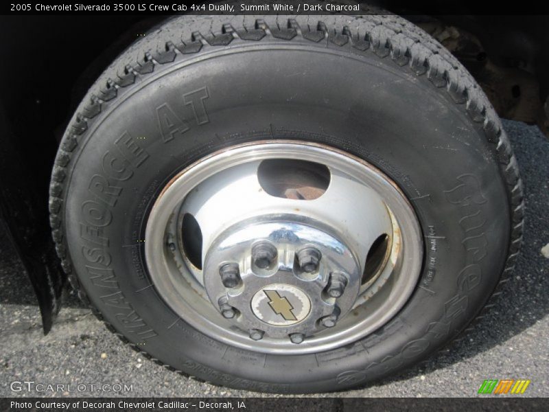 Summit White / Dark Charcoal 2005 Chevrolet Silverado 3500 LS Crew Cab 4x4 Dually