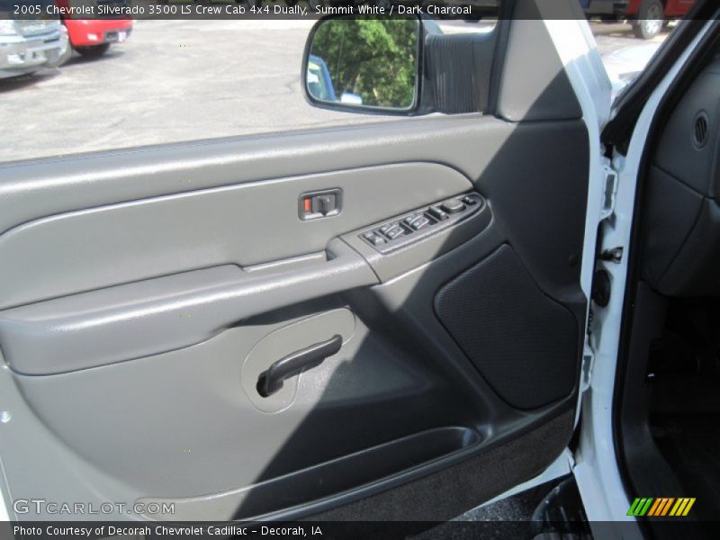 Summit White / Dark Charcoal 2005 Chevrolet Silverado 3500 LS Crew Cab 4x4 Dually