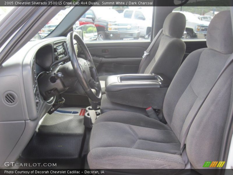 Summit White / Dark Charcoal 2005 Chevrolet Silverado 3500 LS Crew Cab 4x4 Dually