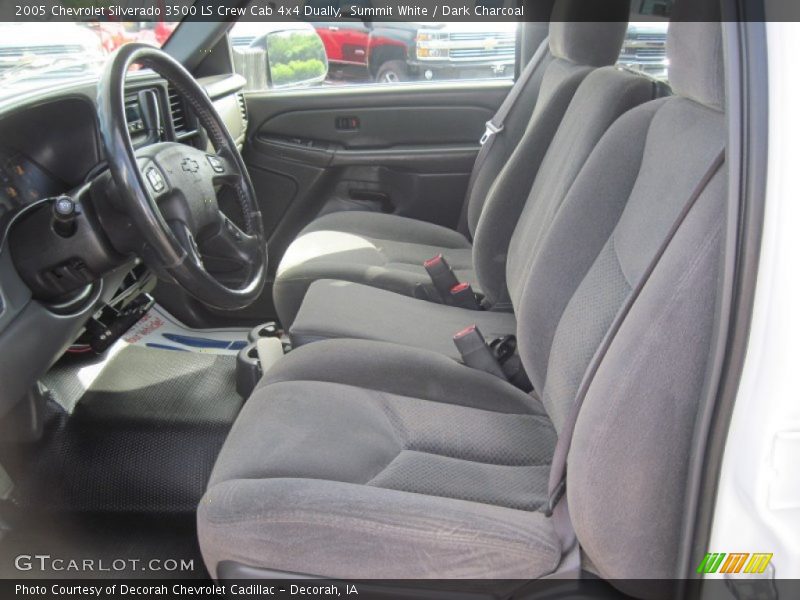 Summit White / Dark Charcoal 2005 Chevrolet Silverado 3500 LS Crew Cab 4x4 Dually
