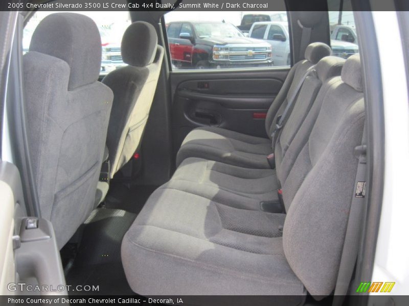 Summit White / Dark Charcoal 2005 Chevrolet Silverado 3500 LS Crew Cab 4x4 Dually