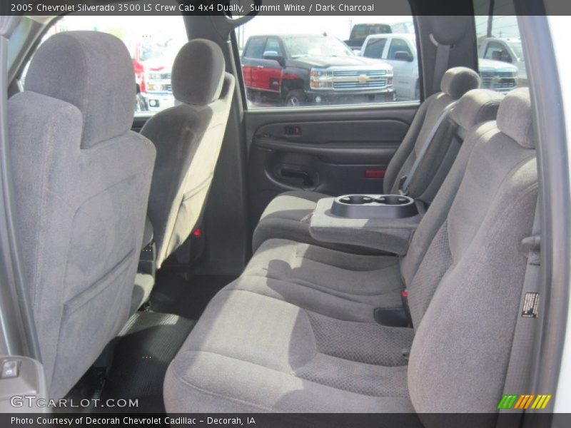 Summit White / Dark Charcoal 2005 Chevrolet Silverado 3500 LS Crew Cab 4x4 Dually