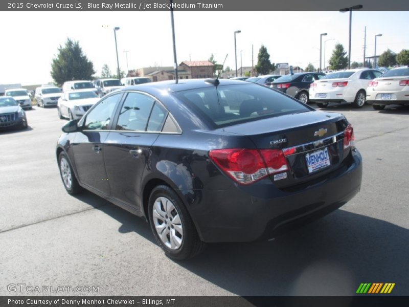 Blue Ray Metallic / Jet Black/Medium Titanium 2015 Chevrolet Cruze LS