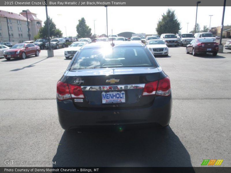 Blue Ray Metallic / Jet Black/Medium Titanium 2015 Chevrolet Cruze LS