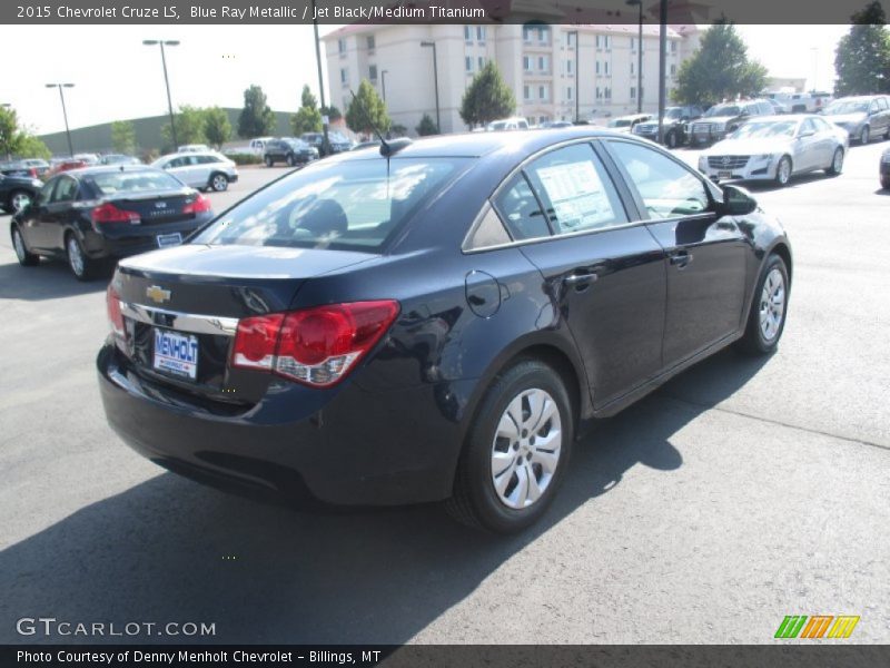 Blue Ray Metallic / Jet Black/Medium Titanium 2015 Chevrolet Cruze LS