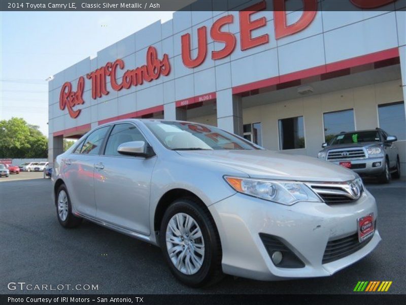 Classic Silver Metallic / Ash 2014 Toyota Camry LE