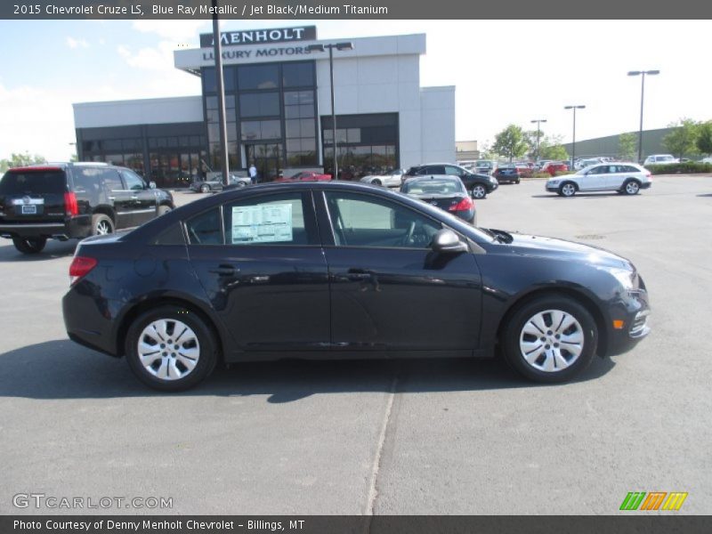 Blue Ray Metallic / Jet Black/Medium Titanium 2015 Chevrolet Cruze LS