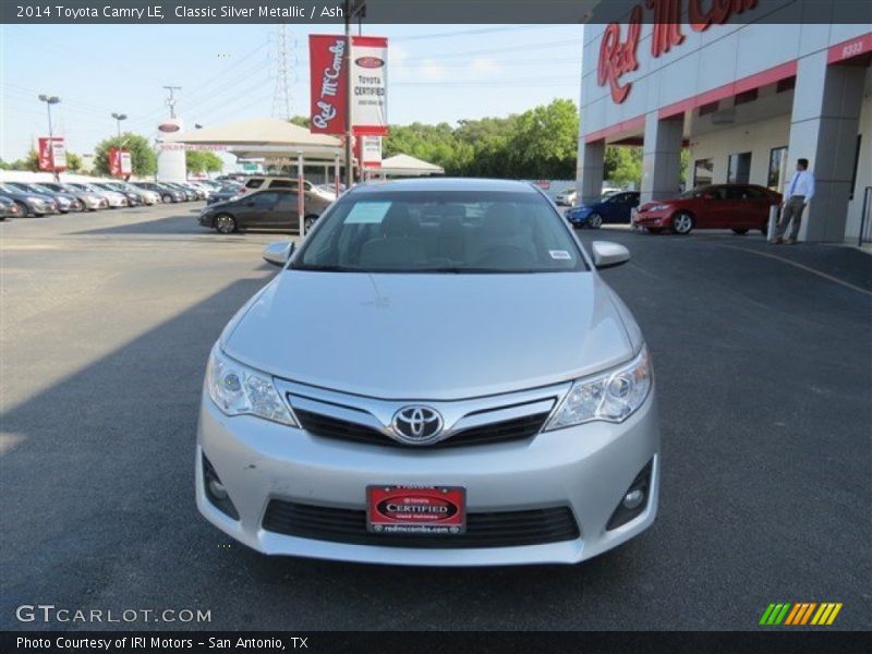 Classic Silver Metallic / Ash 2014 Toyota Camry LE