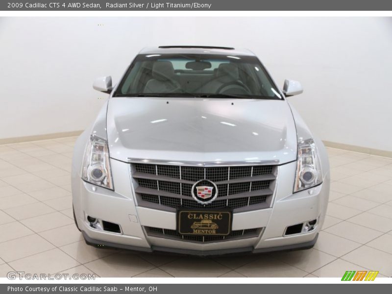 Radiant Silver / Light Titanium/Ebony 2009 Cadillac CTS 4 AWD Sedan