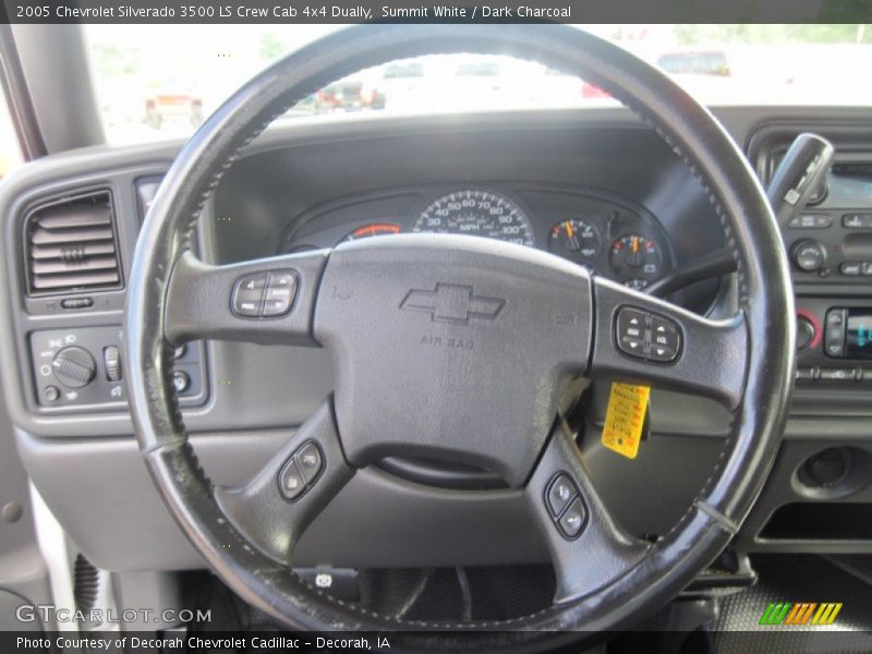 Summit White / Dark Charcoal 2005 Chevrolet Silverado 3500 LS Crew Cab 4x4 Dually