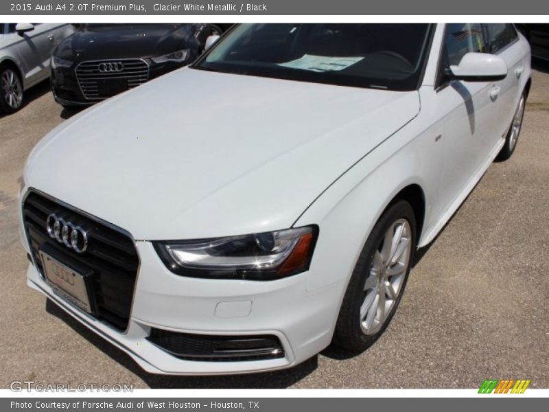 Glacier White Metallic / Black 2015 Audi A4 2.0T Premium Plus