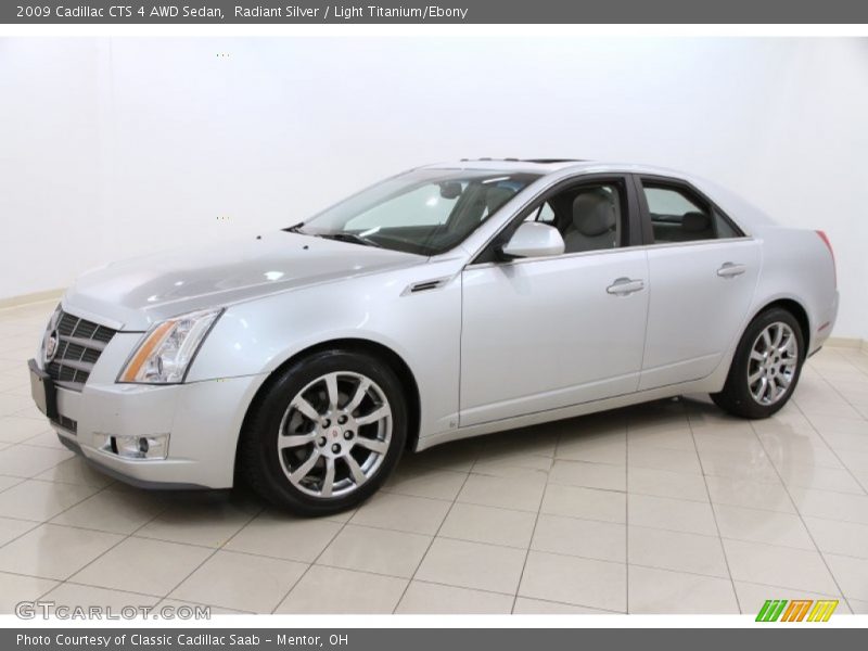 Front 3/4 View of 2009 CTS 4 AWD Sedan
