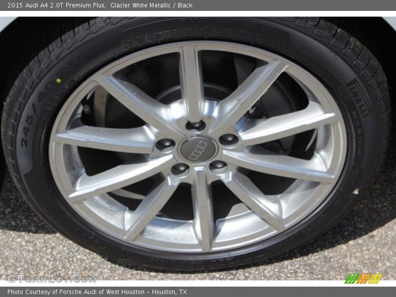 Glacier White Metallic / Black 2015 Audi A4 2.0T Premium Plus