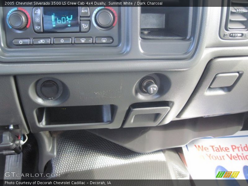 Summit White / Dark Charcoal 2005 Chevrolet Silverado 3500 LS Crew Cab 4x4 Dually