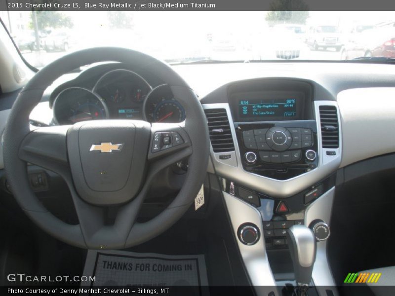 Blue Ray Metallic / Jet Black/Medium Titanium 2015 Chevrolet Cruze LS