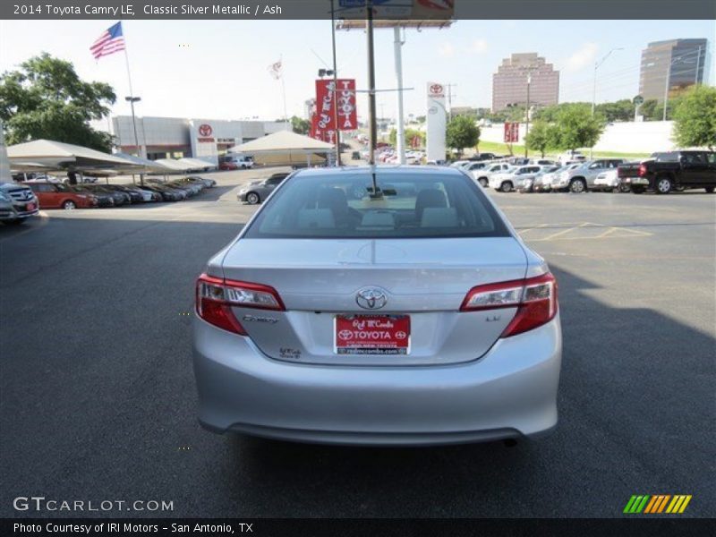 Classic Silver Metallic / Ash 2014 Toyota Camry LE