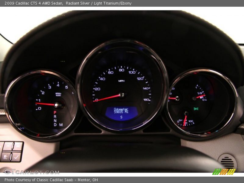  2009 CTS 4 AWD Sedan 4 AWD Sedan Gauges